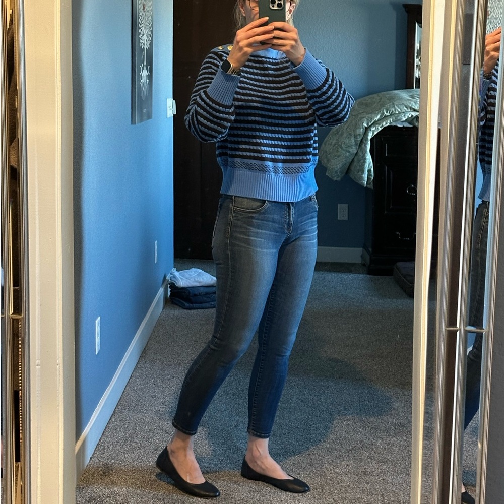 Kut from the Kloth Medium Wash Skinny Ankle  Jeans